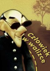 Człowiek w walizce — plakat